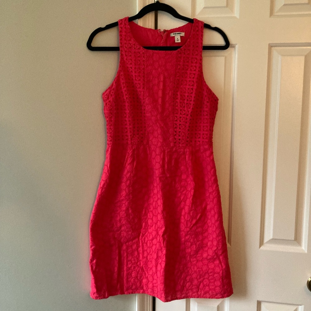 Old Navy Vibrant Pink Mini Dress